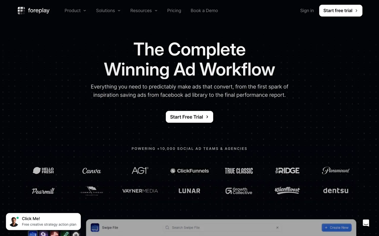 Foreplay homepage